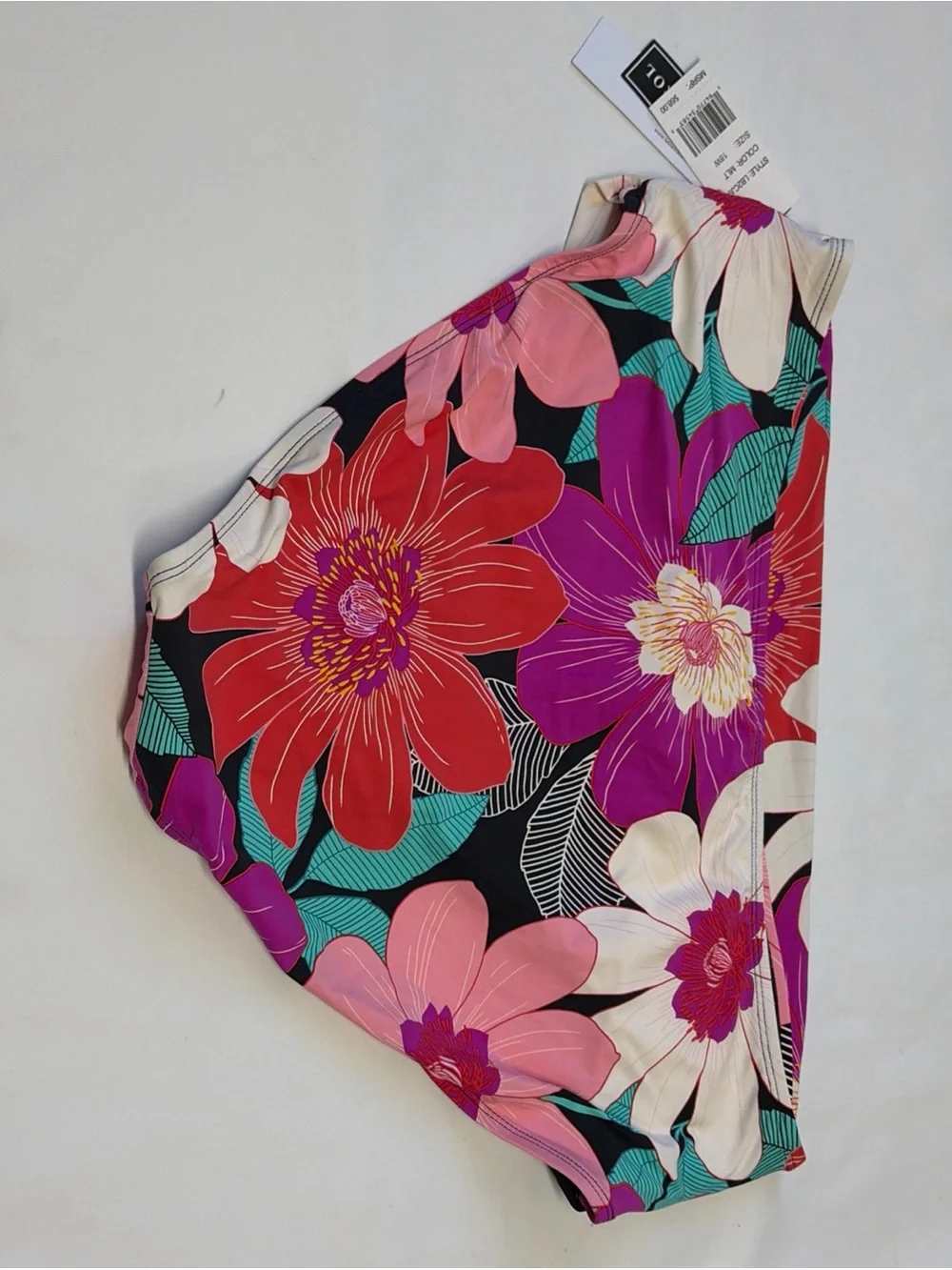 La Blanca Women’s 18W Tummy Control Multicolor Tropical Swimsuit Bottoms $68